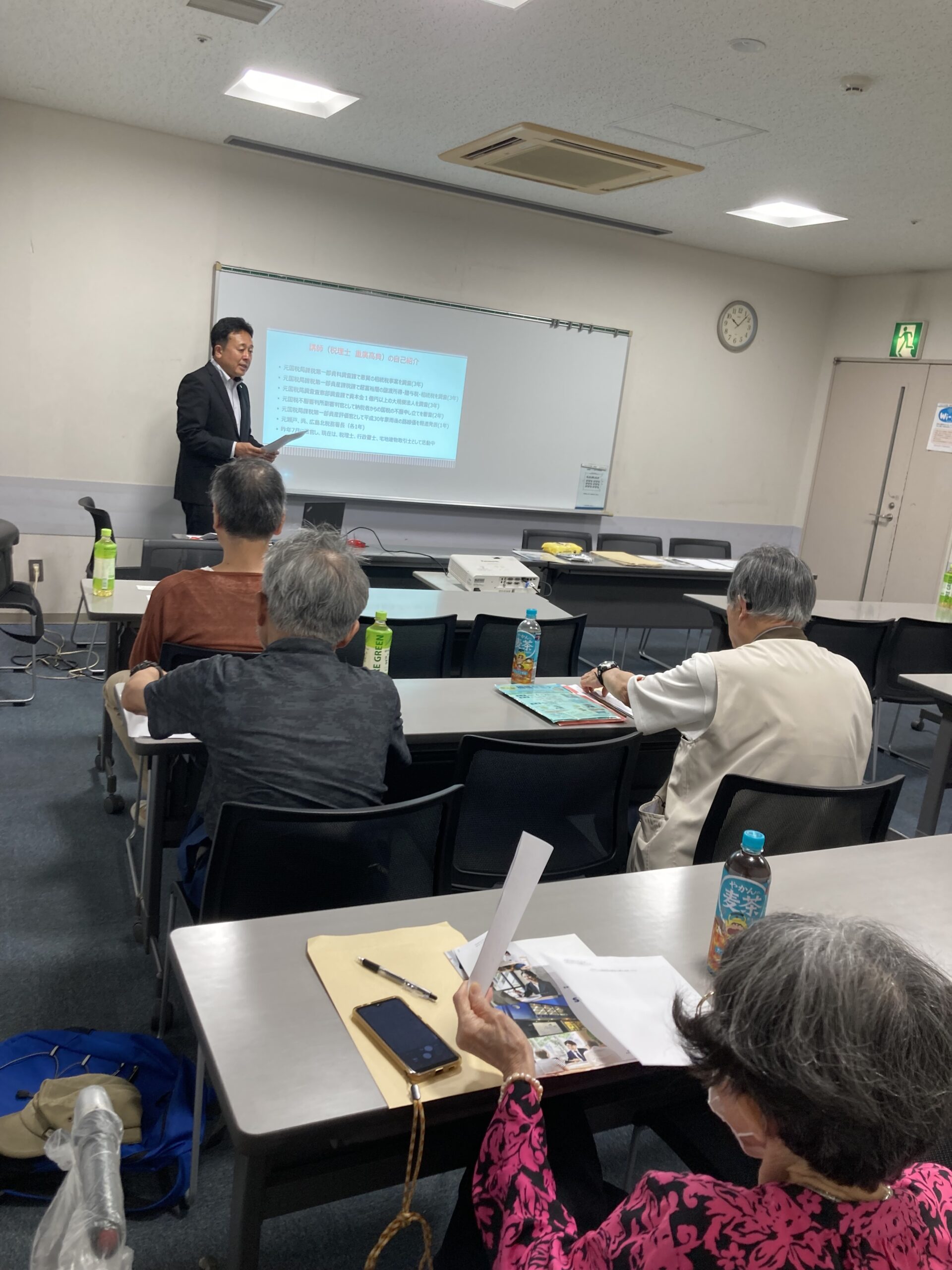 尾道市のしまなみ交流館で開催した相続税の節税セミナーの様子